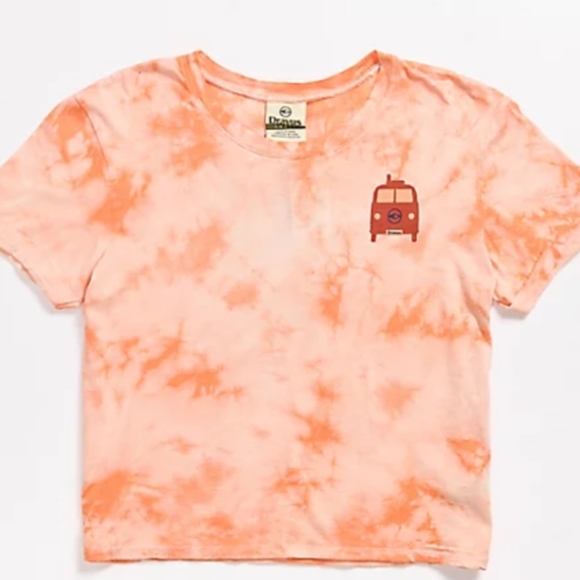 Dravus Sun Seeker Orange Tie-Dye Kids Tee - Picture 2 of 6